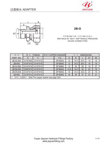 Mannlig BSP Cone Swivel Gauge Connector